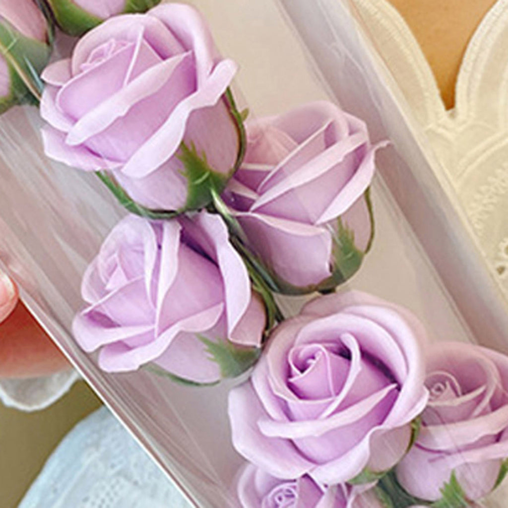 Romantic Rose Soap Gift Box – Hug Bucket with Red Roses