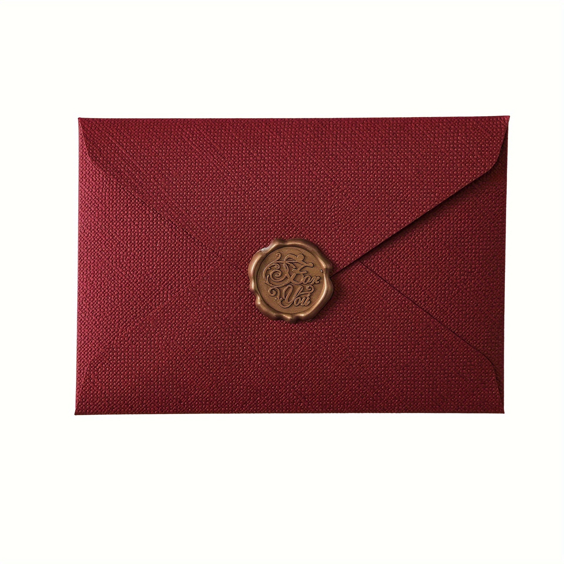 Linen Love Letter Stationery Set – Envelopes + Wax Seals (16pcs)