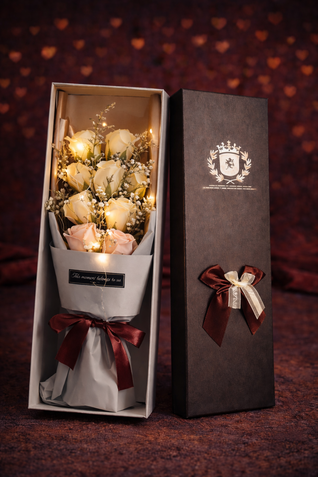 11 Red Roses Gift Box – Heart-Shaped Romantic Surprise