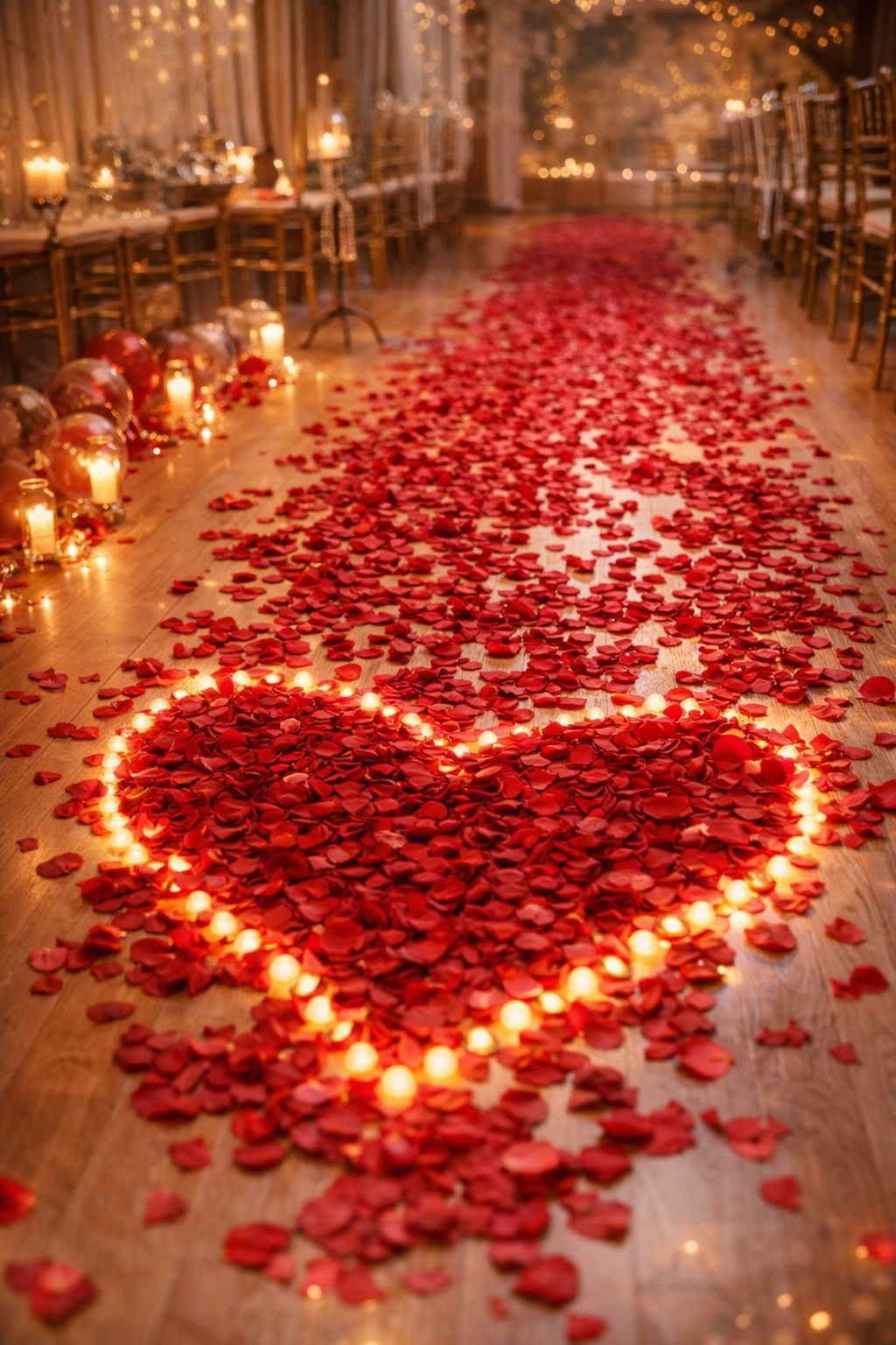 2000pcs Silk Rose Petals – Wedding &amp; Romantic Room Decor