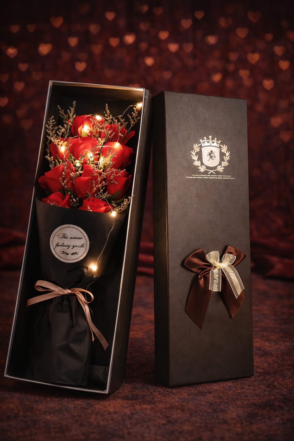 11 Red Roses Gift Box – Heart-Shaped Romantic Surprise