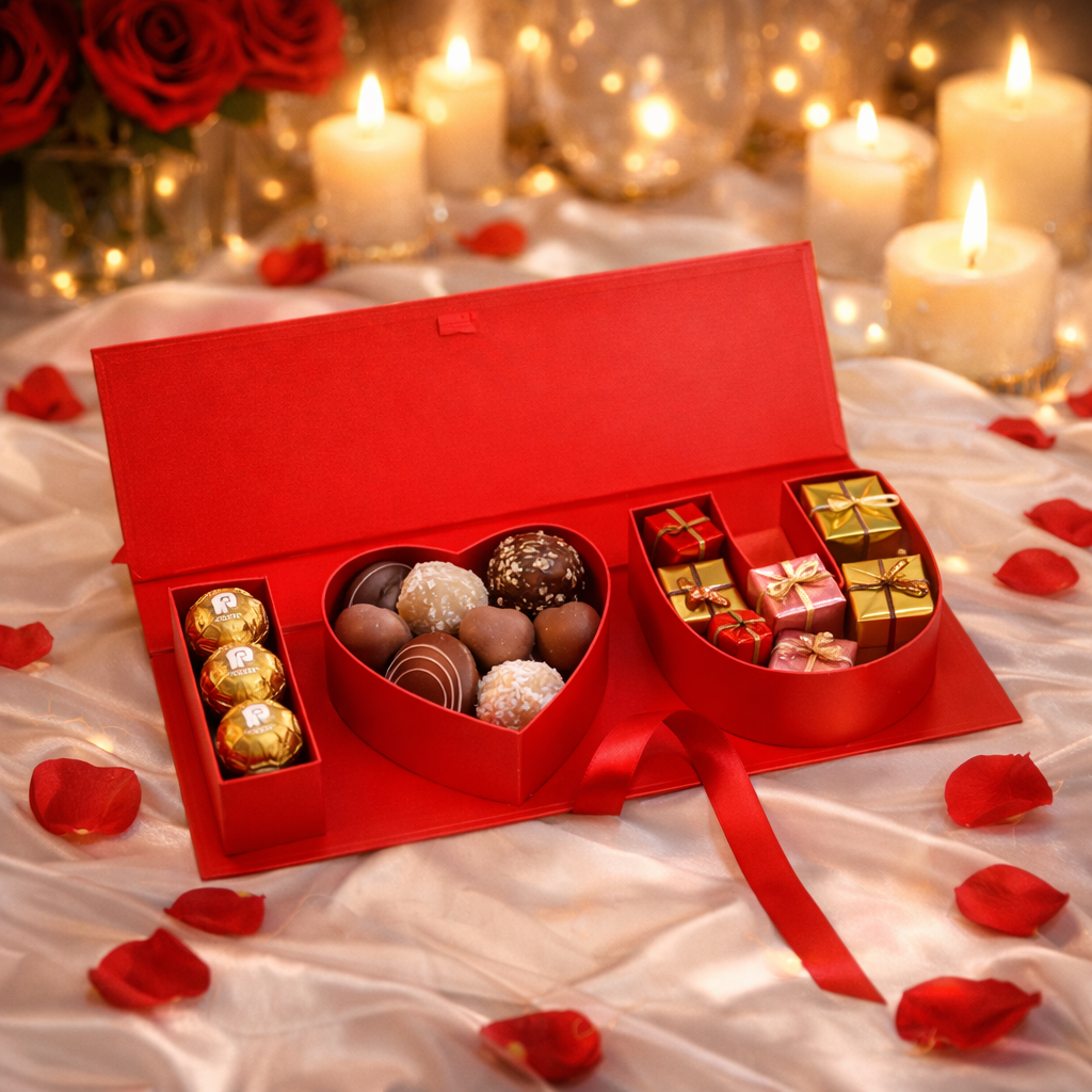 Fillable “I Love U” Letter Gift Boxes – Heart Surprise Set