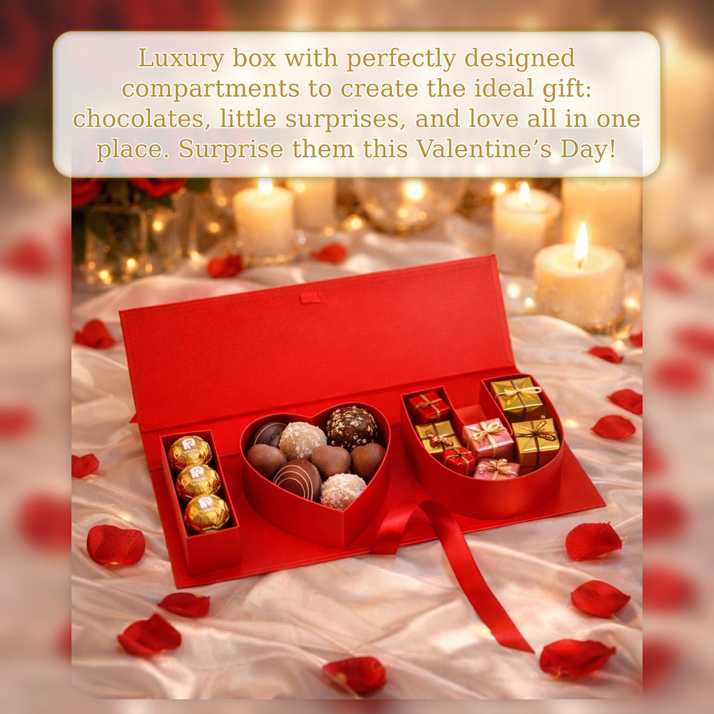 Fillable “I Love U” Letter Gift Boxes – Heart Surprise Set