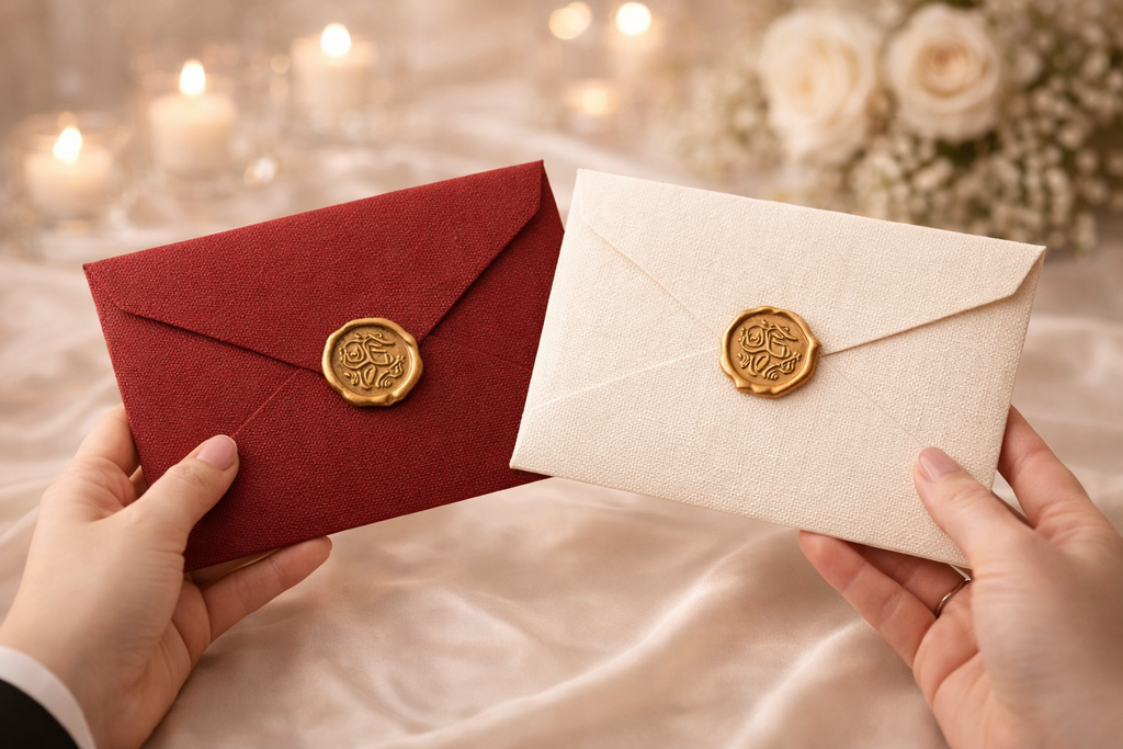 Luxury Love Letter Envelope Set – Wax Seal & Premium Message Card