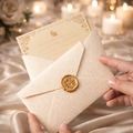 Luxury Love Letter Envelope Set – Wax Seal & Premium Message Card