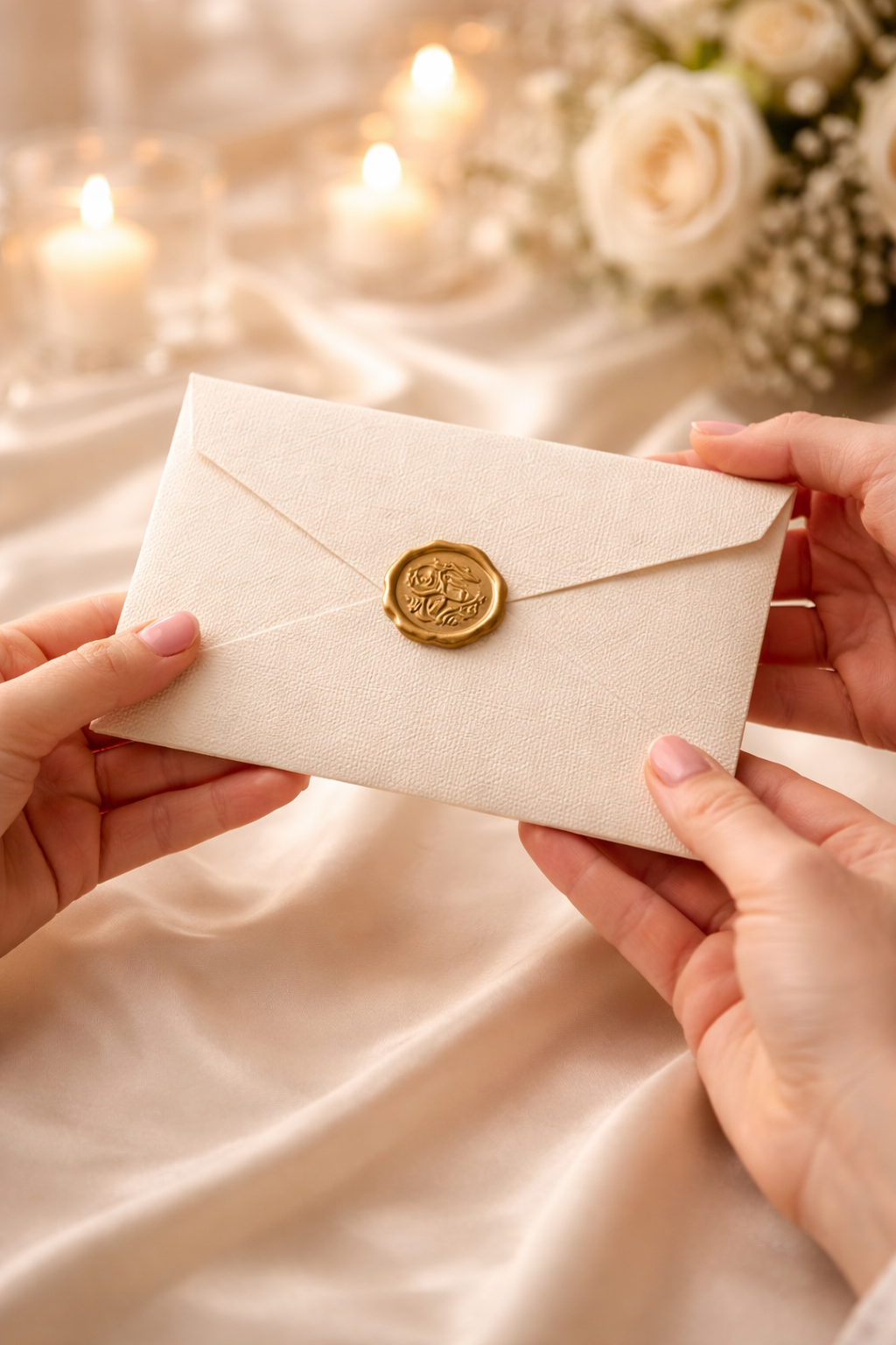 Luxury Love Letter Envelope Set – Wax Seal & Premium Message Card