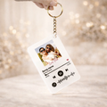 Music Code Keychain – Photo & Song