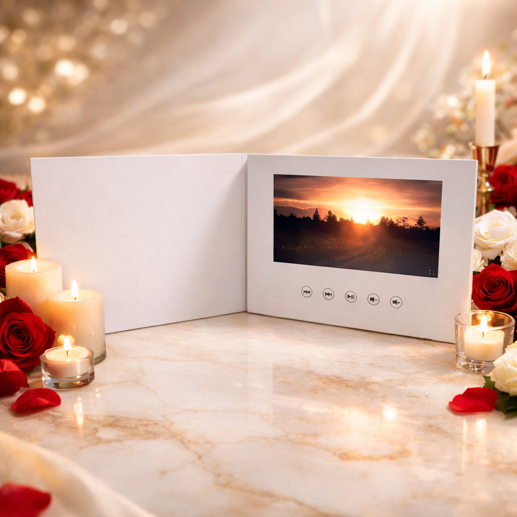 The Video Love Letter — 7” Video Greeting Card (A5)