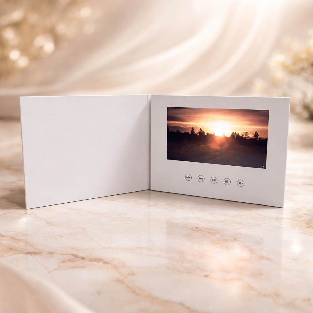 The Video Love Letter — 7” Video Greeting Card (A5)