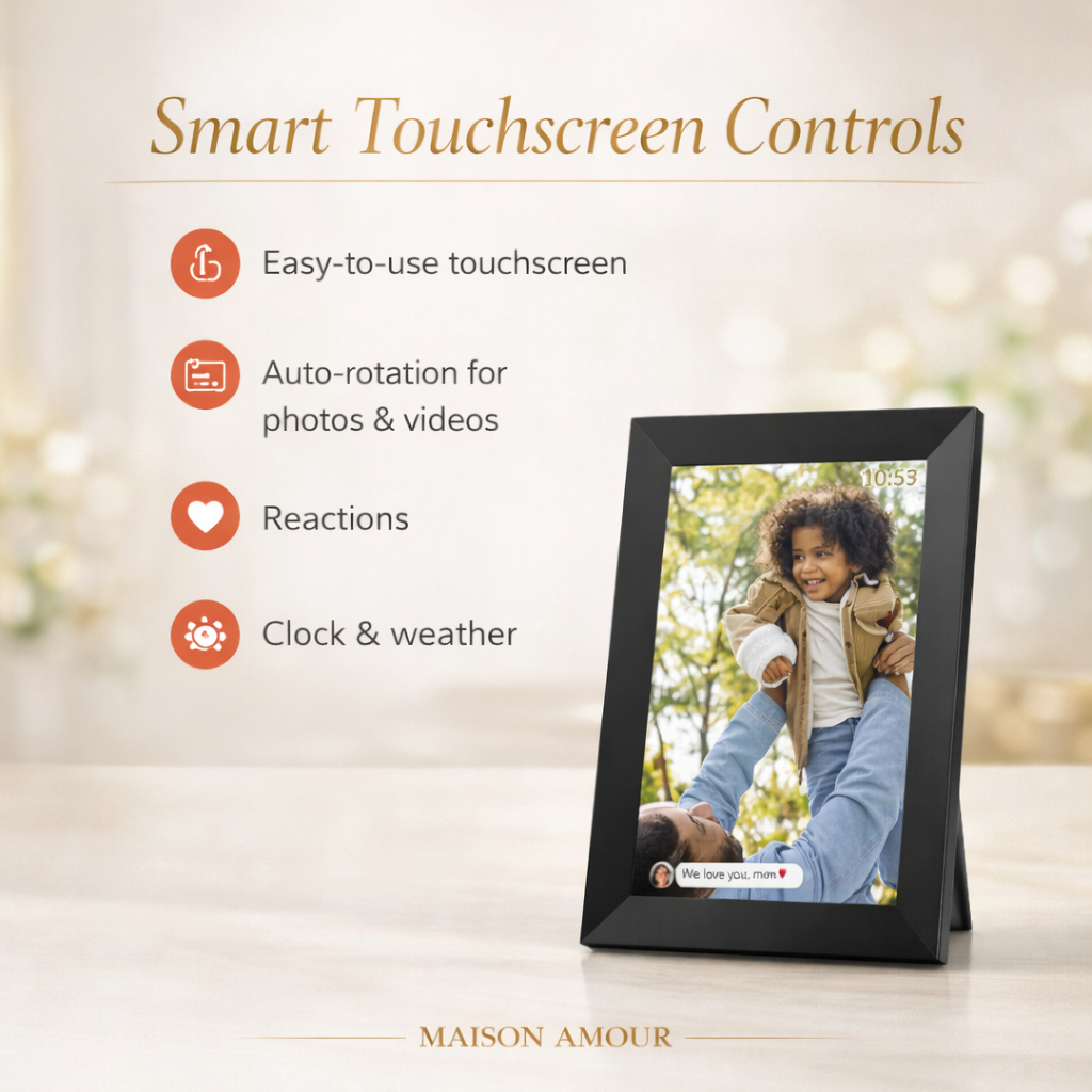 Forever Moments — Smart Photo Frame (10.1” HD Touch)