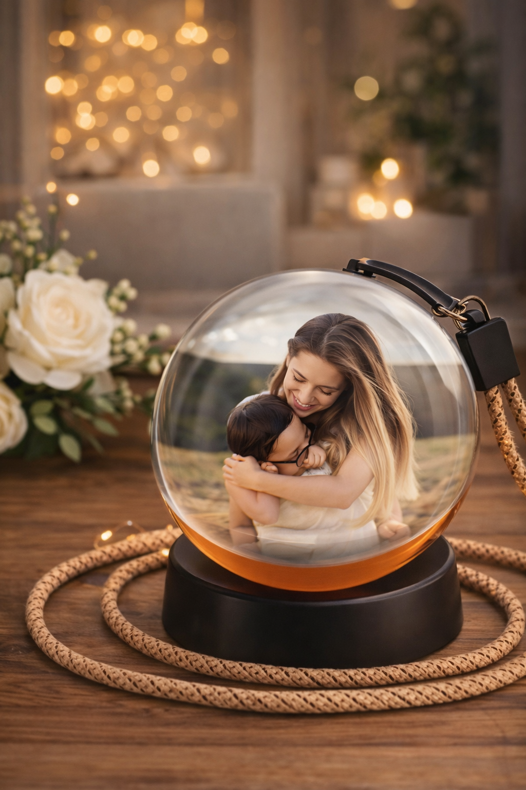 Crystal Video Memory Ball™ – Turn Your Favorite Moments Into a Magical Light Display