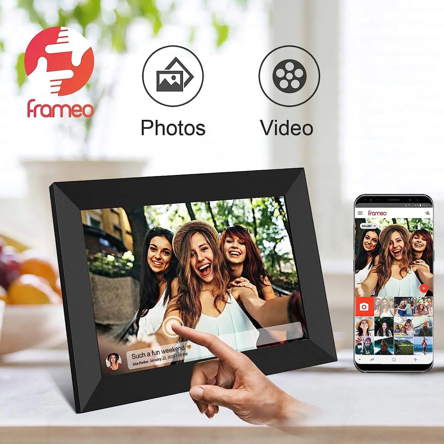 Forever Moments — Smart Photo Frame (10.1” HD Touch)