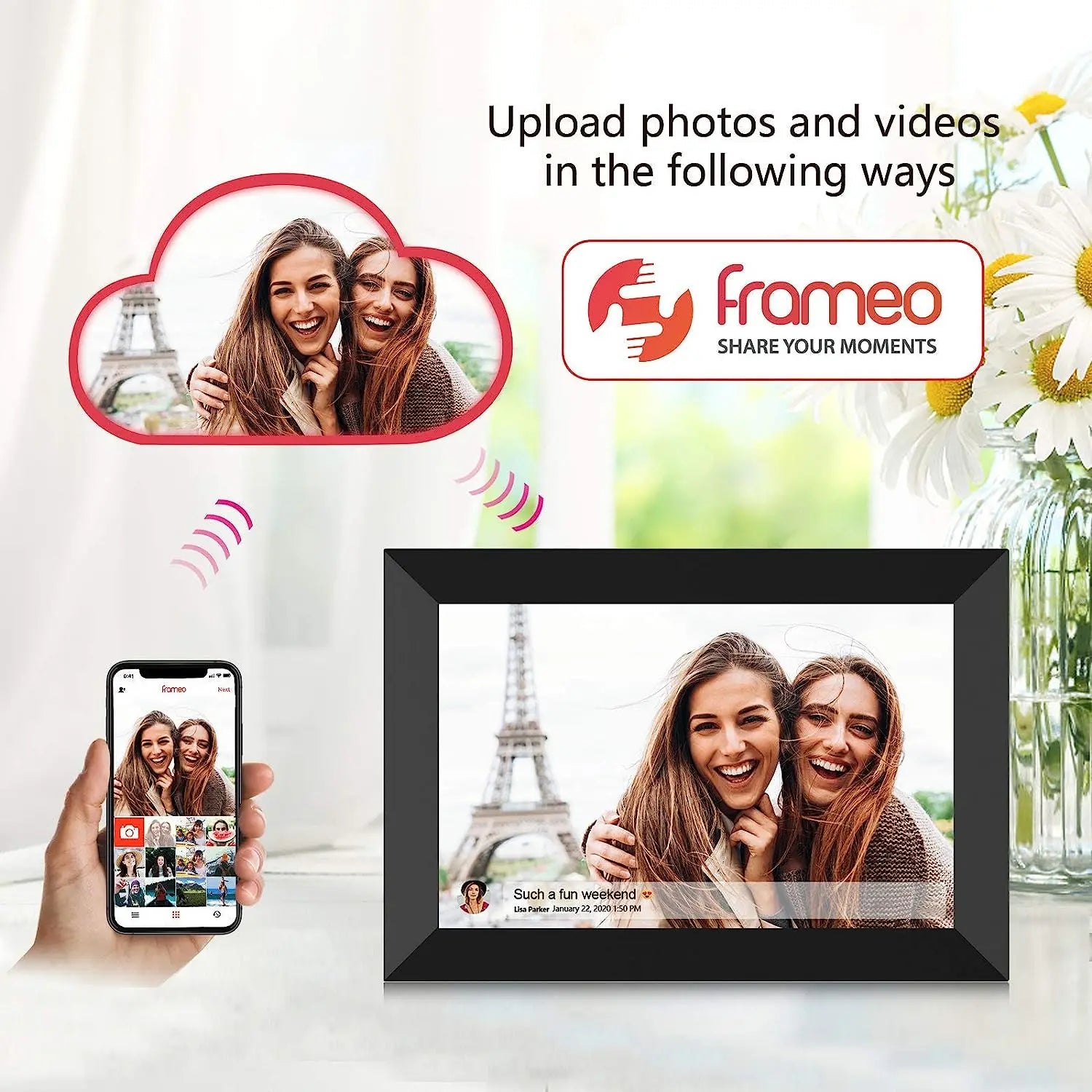 Forever Moments — Smart Photo Frame (10.1” HD Touch)