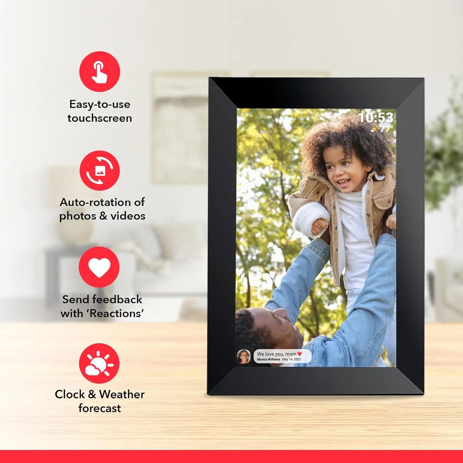 Forever Moments — Smart Photo Frame (10.1” HD Touch)