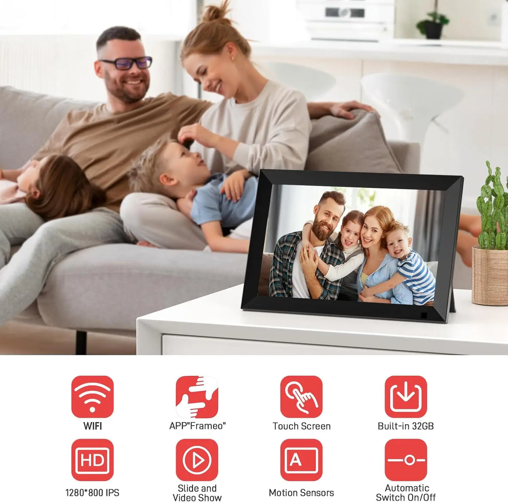 Forever Moments — Smart Photo Frame (10.1” HD Touch)