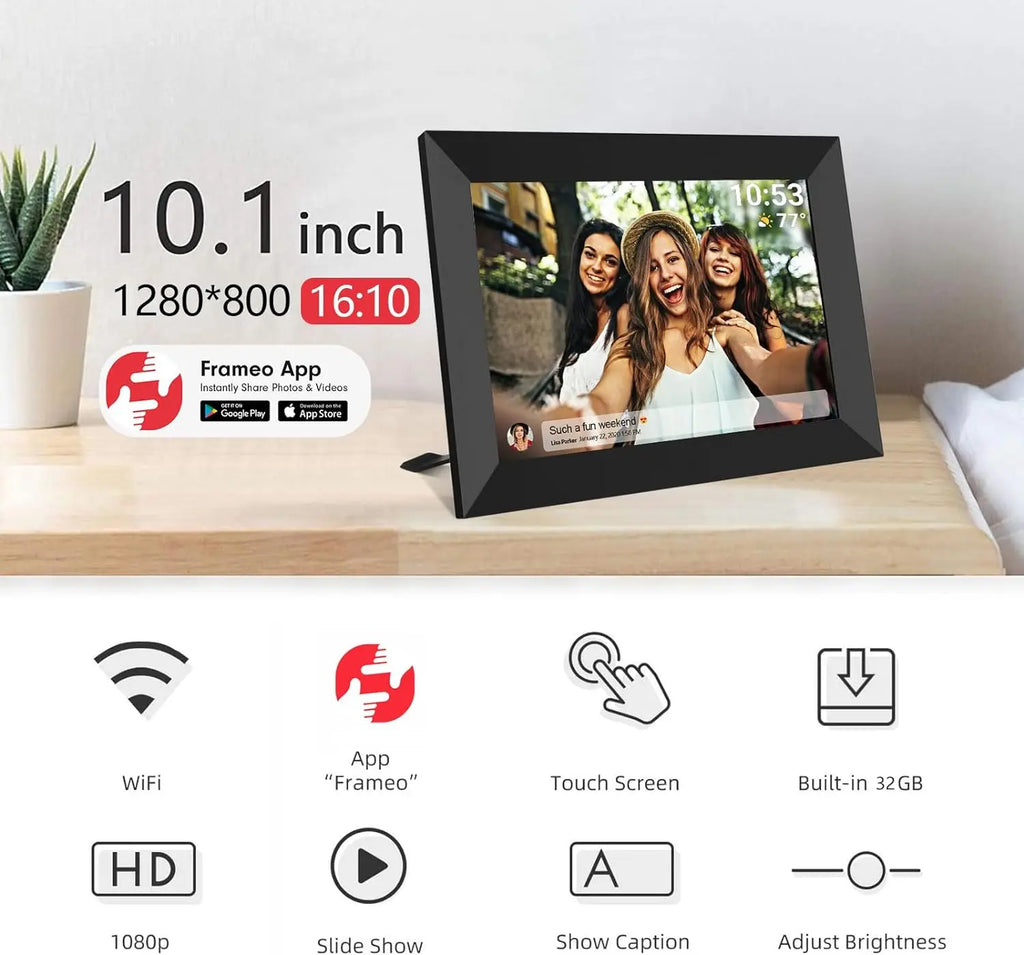 Forever Moments — Smart Photo Frame (10.1” HD Touch)