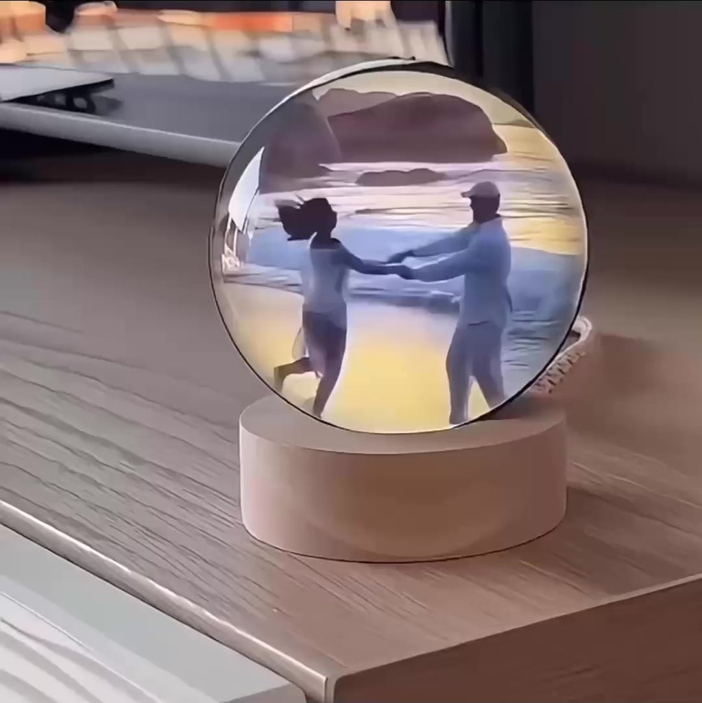 Crystal Video Memory Ball™ – Turn Your Favorite Moments Into a Magical Light Display